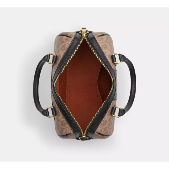 Rowan Satchel Bag In Signature Canvas CW376 - Picture 5 of 5